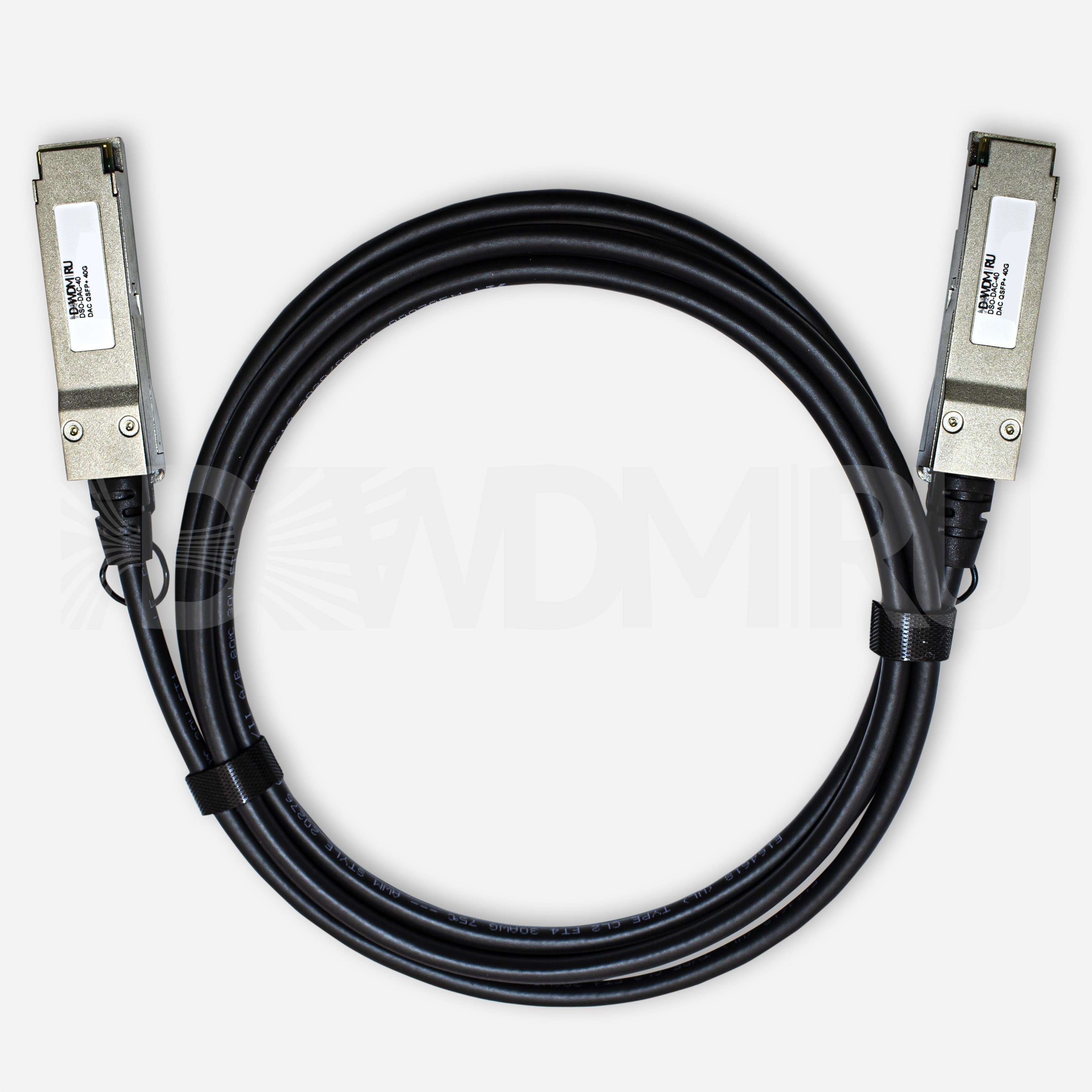 IBM совместимый кабель Direct Attached (DAC), QSFP+, 30AWG, 40 Гб/с, 1 м